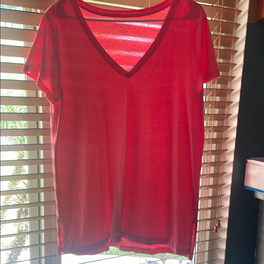 Victoria's Secret V-Neck Pink Tee